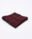 Einstecktuch Tartan Rot aus Baumwolle | Marcel - Unipap's
