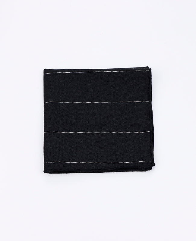 Einstecktuch Tartan Schwarz n°2 aus Baumwolle | Marcel - Unipap's