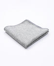 Einstecktuch Grau Nr. 5 aus Wolle | Claude - Unipap's