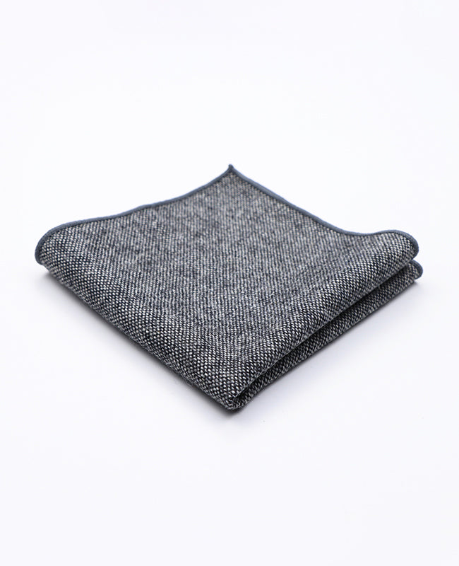 Einstecktuch Grau n°5 aus Wolle | Claude - Unipap's