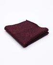 Einstecktuch Rot n°2 aus Wolle | Claude - Unipap's
