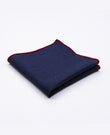 Einstecktuch Blau n°5 Leinen | Basile - Unipap's