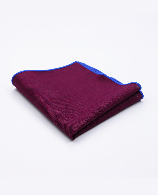Einstecktuch Rot n°1 aus Leinen | Basile - Unipap's