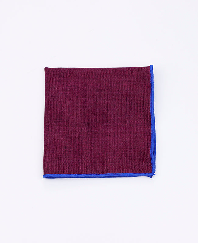 Einstecktuch Rot n°1 aus Leinen | Basile - Unipap's