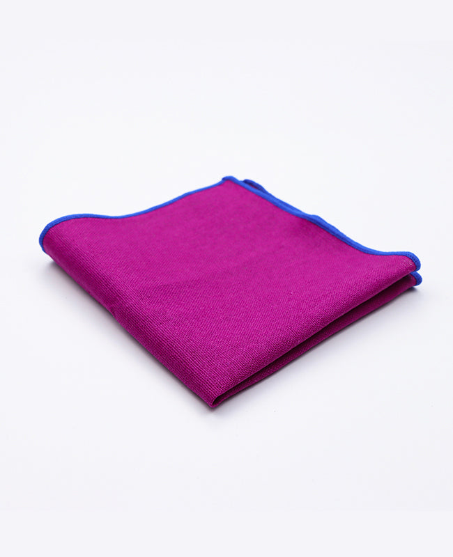 Einstecktuch Violett Nr. 1 aus Leinen | Basile - Unipap's