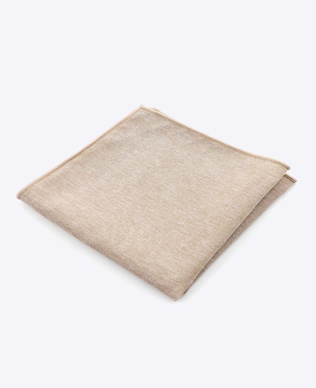 Einstecktuch Beige aus Baumwolle | Edgard - Unipap's