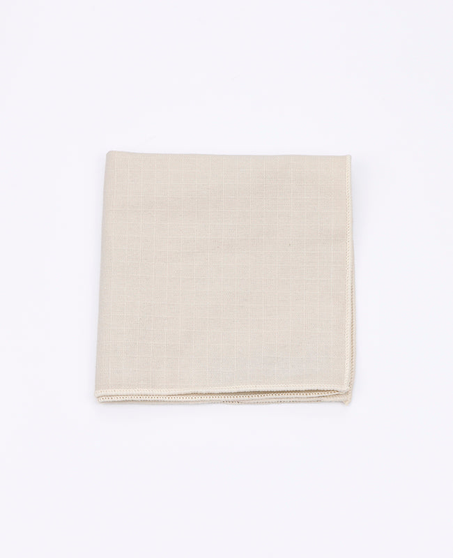 Einstecktuch Beige aus Baumwolle | Oscar - Unipap's