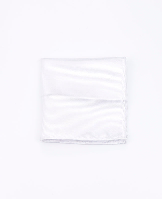 Einstecktuch Weiß Polyester | Lucien - Unipap's