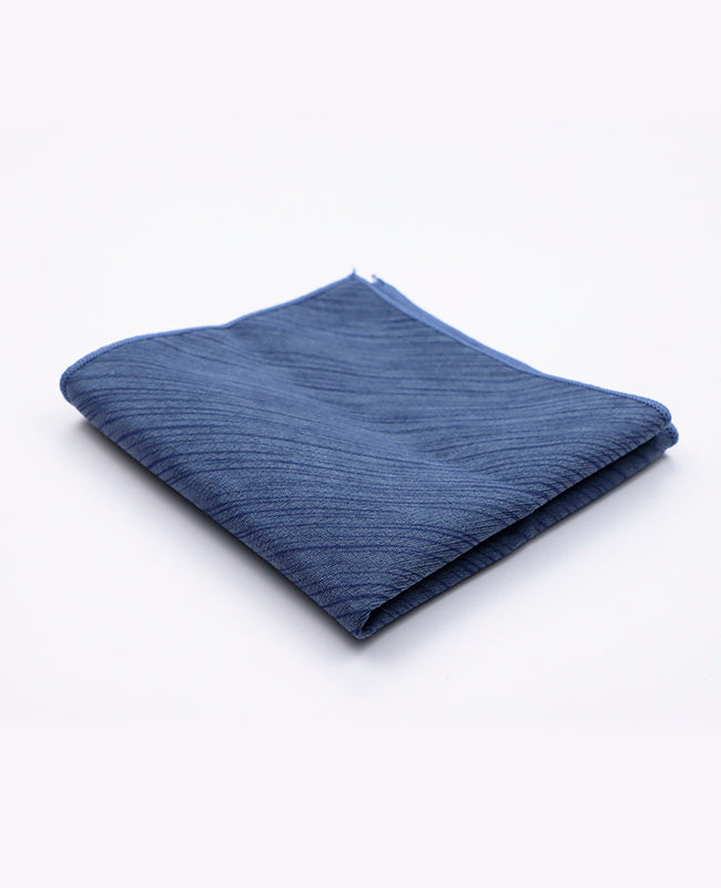 Einstecktuch Blau n°1 aus Polyester | Augustin - Unipap's