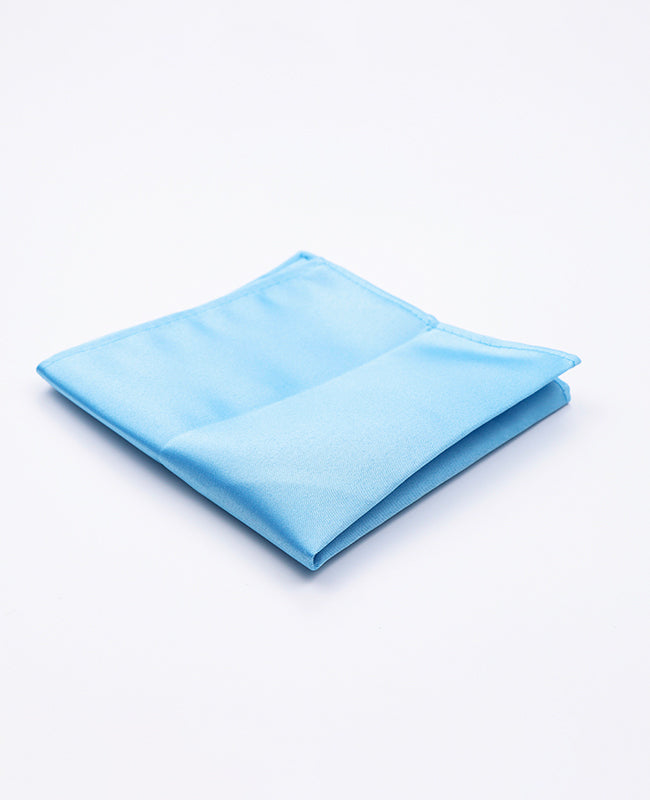 Einstecktuch Blau Nr. 3 aus Polyester «Anatole»