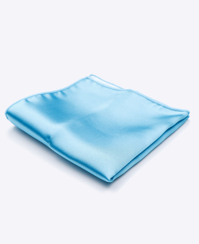 Einstecktuch Blau Nr. 3 aus Polyester | Jules - Unipap's