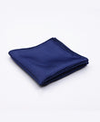 Blaues Einstecktuch Nr. 3 mit Punkten aus Polyester „Louis