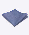 Einstecktuch Blau Nr. 4 aus Polyester | Octave - Unipap's