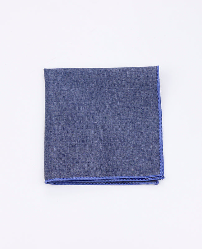 Einstecktuch Blau Nr. 4 aus Polyester | Octave - Unipap's