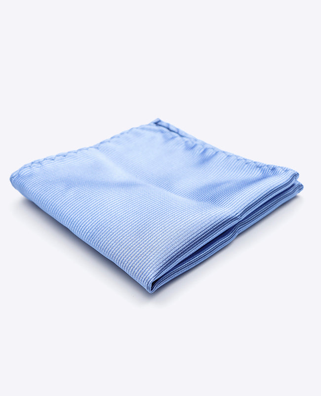 Einstecktuch Blau n°5 Polyester | Lucien - Unipap's
