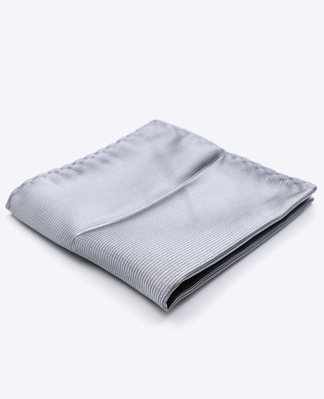 Einstecktuch Grau Nr. 1 aus Polyester | Lucien - Unipap's