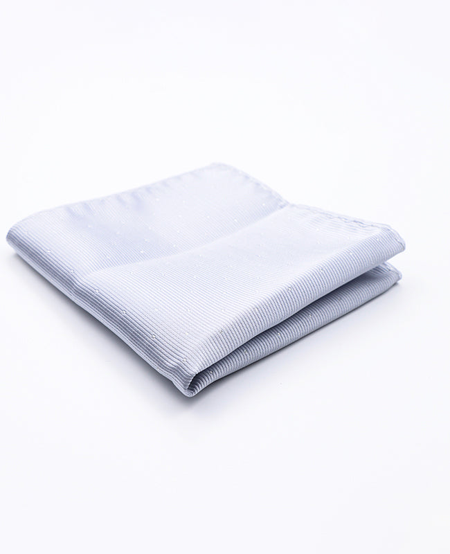 Einstecktuch Grau Nr. 2 aus Polyester | Georges - Unipap's