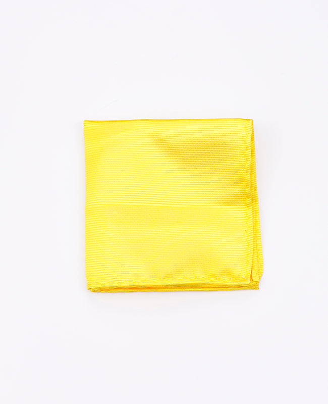Einstecktuch Gelb n°1 Polyester | Lucien - Unipap's