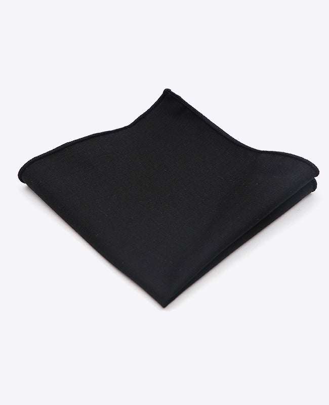 Einstecktuch Schwarz Herren Polyester 