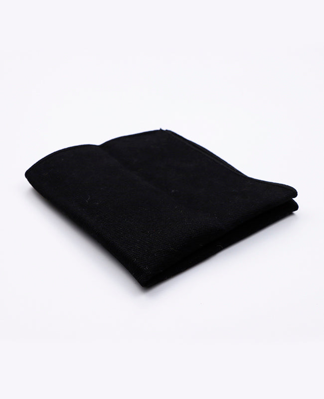 Einstecktuch Schwarz aus Polyester | Augustin - Unipap's