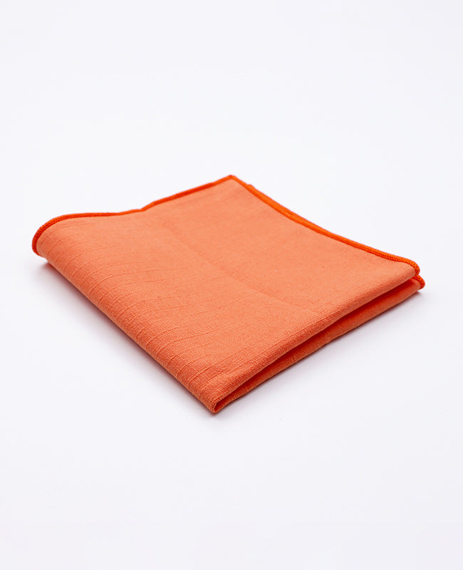 Einstecktuch Orange Nr. 3 aus Baumwolle | Oscar - Unipap's
