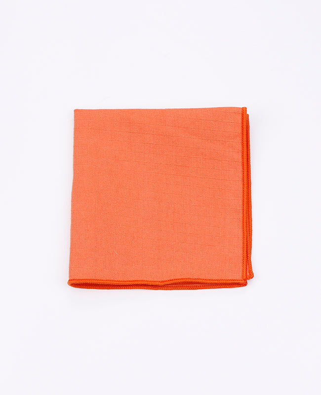 Einstecktuch Orange Nr. 3 aus Baumwolle | Oscar - Unipap's