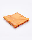 Einstecktuch Orange mit Punkten aus Polyester „Louis