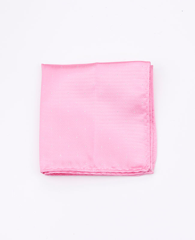 Einstecktuch Rosa aus Polyester | Georges - Unipap's
