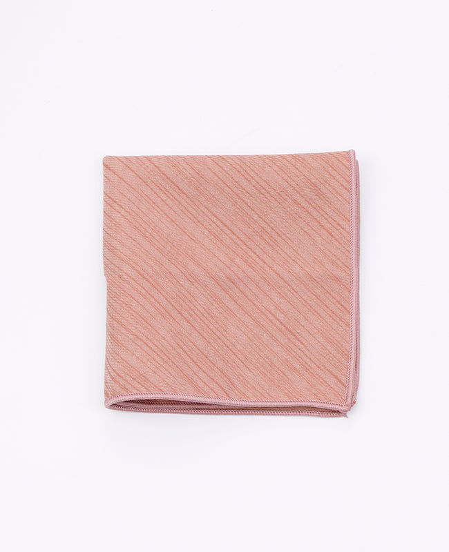 Rosa Einstecktuch aus Polyester | Augustin - Unipap's