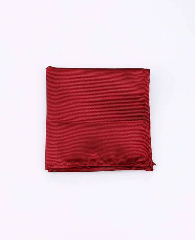 Rotes Einstecktuch Nr. 1 aus Polyester | Lucien - Unipap's