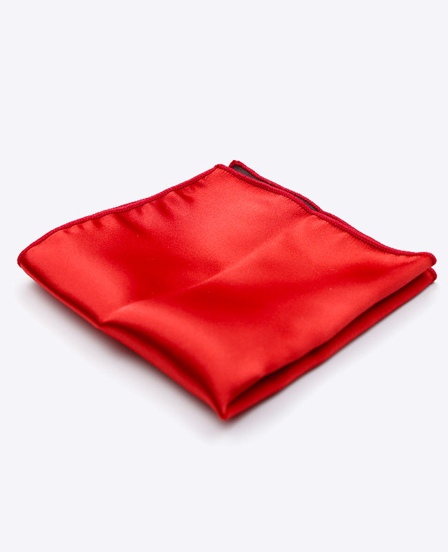 Einstecktuch Rot n°2 Polyester | Jules - Unipap's