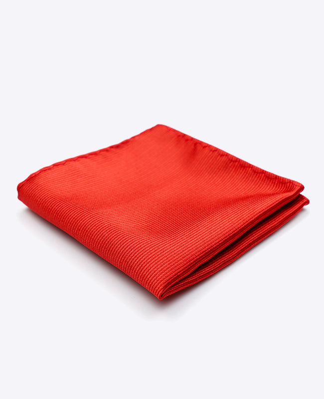 Einstecktuch Rot Nr. 2 aus Polyester | Lucien - Unipap's