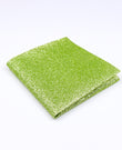 Einstecktuch mit grünen Pailletten Nr. 3 aus Polyester «Olive»