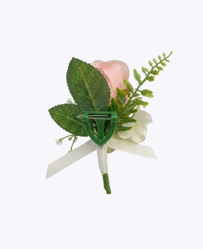 Blumen-Anstecknadel Rosa Herren «Gabriel»