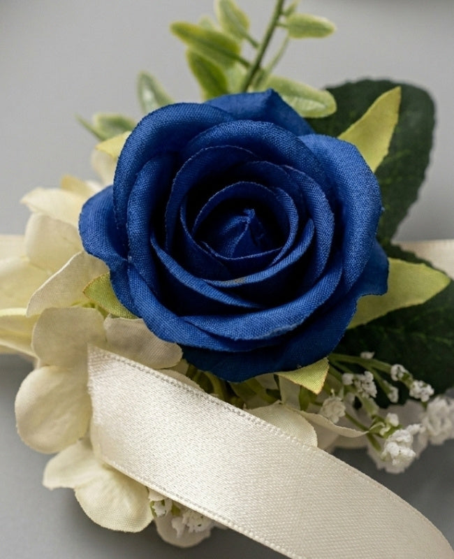 Blumen-Armband Blau Damen "Gabriel"