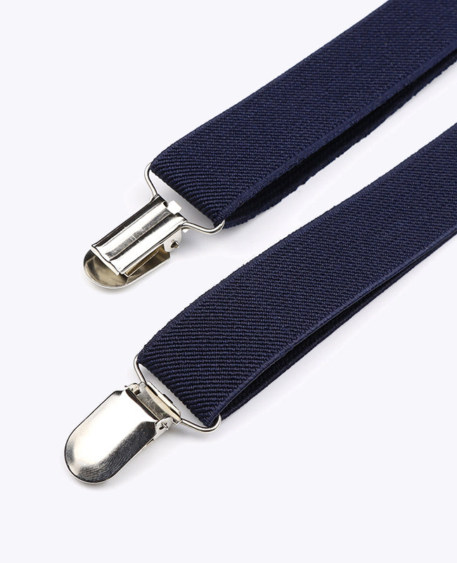 Hosenträger Blau aus Baumwolle «Ferdinand»