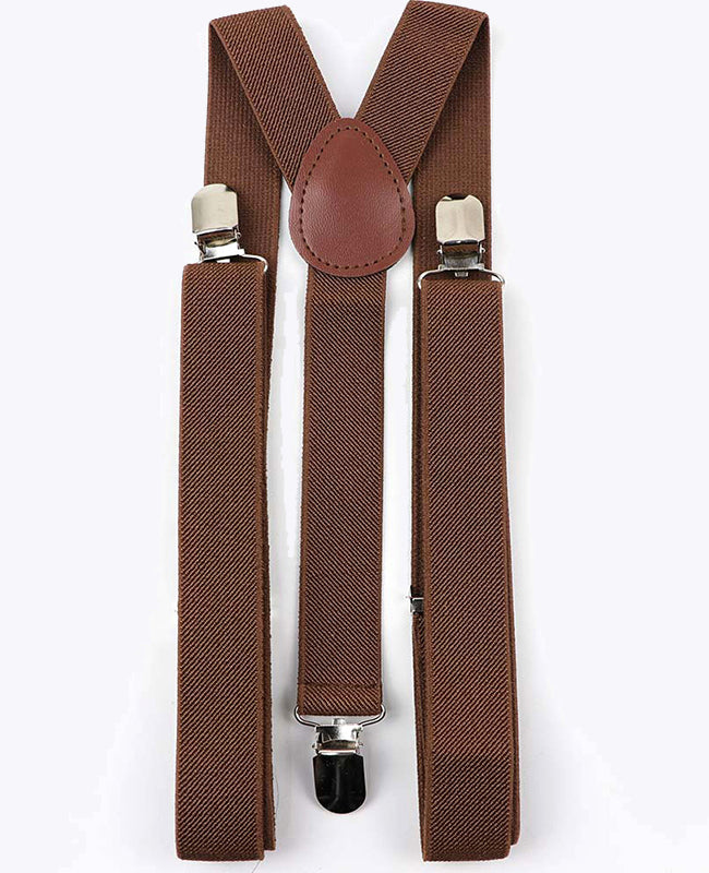 Hosenträger Braun für Herren aus Baumwolle «Ferdinand»
