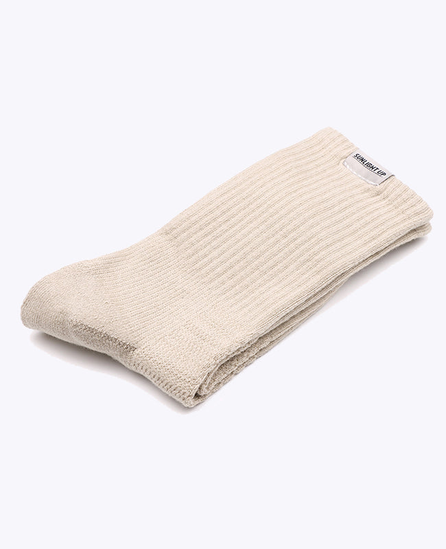 Herrensocken Beige Nr. 1 aus Baumwolle «Maurice»