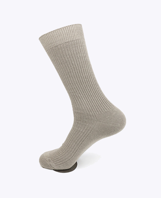 Herrensocken Beige aus Baumwolle «Maurice»