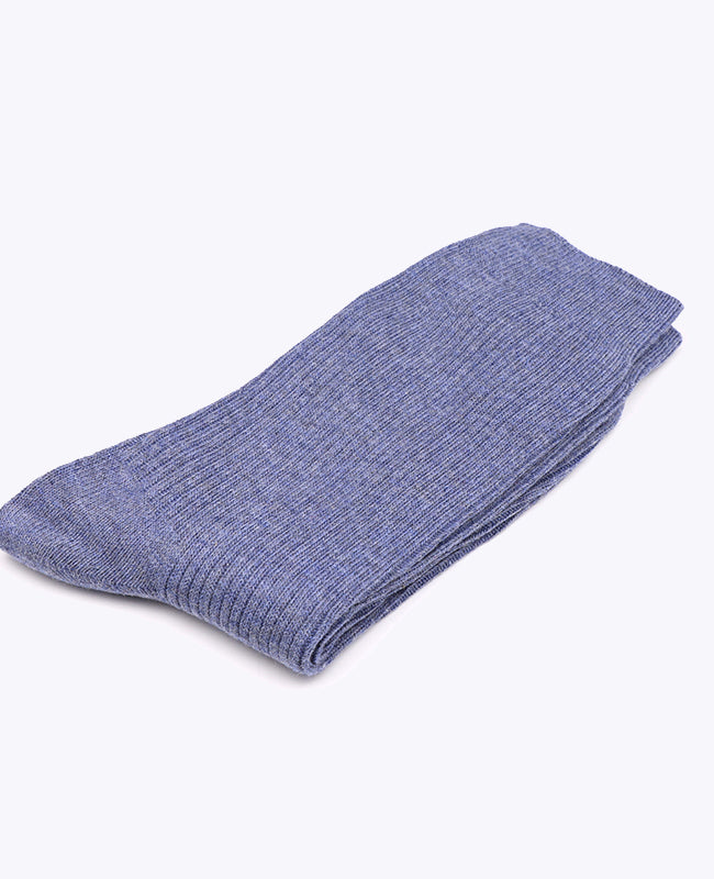 Herrensocken Blau n°3 aus Baumwolle «Maurice»