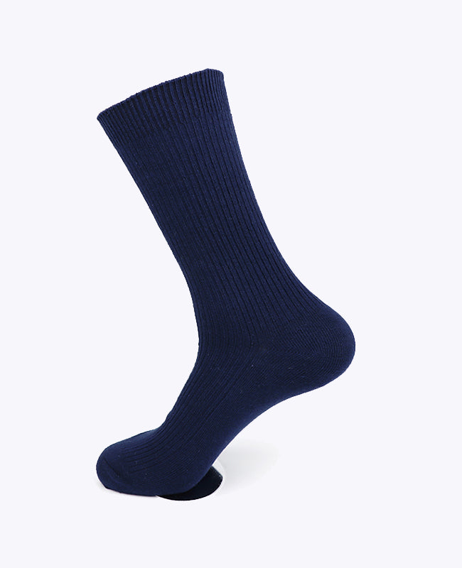 Socken Blau n°6 Herren Baumwolle «Maurice»