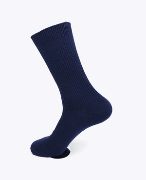 Socken Blau n°6 Herren Baumwolle «Maurice»