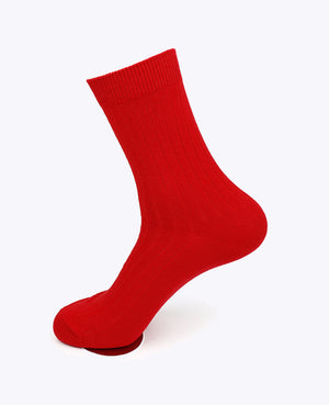 Herrensocken Rot n°1 aus Baumwolle «Maurice»