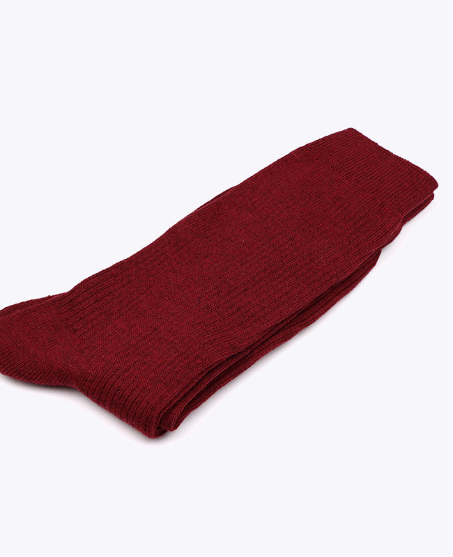Herrensocken Rot n°2 aus Baumwolle «Maurice»