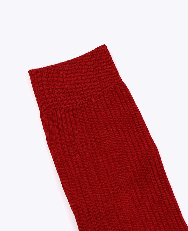 Herrensocken Rot n°3 aus Baumwolle «Maurice»