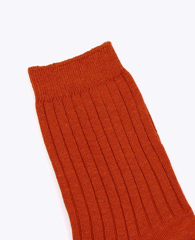 Herrensocken Terracotta n°1 aus Baumwolle «Maurice»
