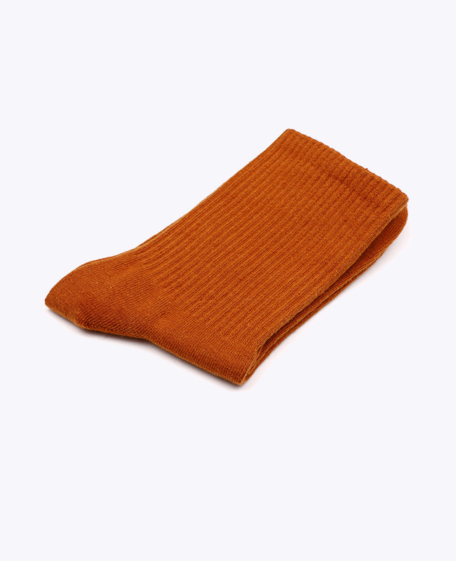 Herrensocken Terracotta n°2 aus Baumwolle «Maurice»