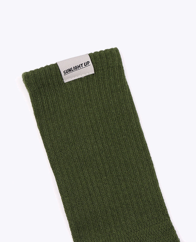 Socken Grün n°3 Herren Baumwolle «Maurice»