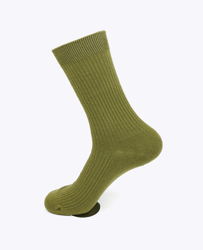 Herrensocken Grün n°4 aus Baumwolle «Maurice»