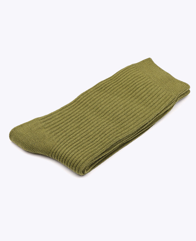 Herrensocken Grün n°4 aus Baumwolle «Maurice»